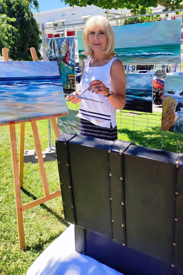 Exposition à Royan, Jardin de la Mer  Association l'Oeil d'Artiste 