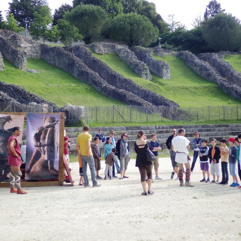Amphithéâtre Saintes |Animations crédit C.Treb