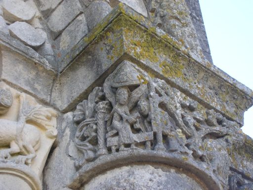 #Abbaye aux Dames clocher Les Saintes femmes au tombeau #Abbaye aux Dames clocher Les Saintes femmes au tombeau