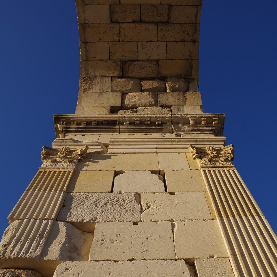 La porte romaine de Saintes, construite en 18.19 apr. J.-C.
